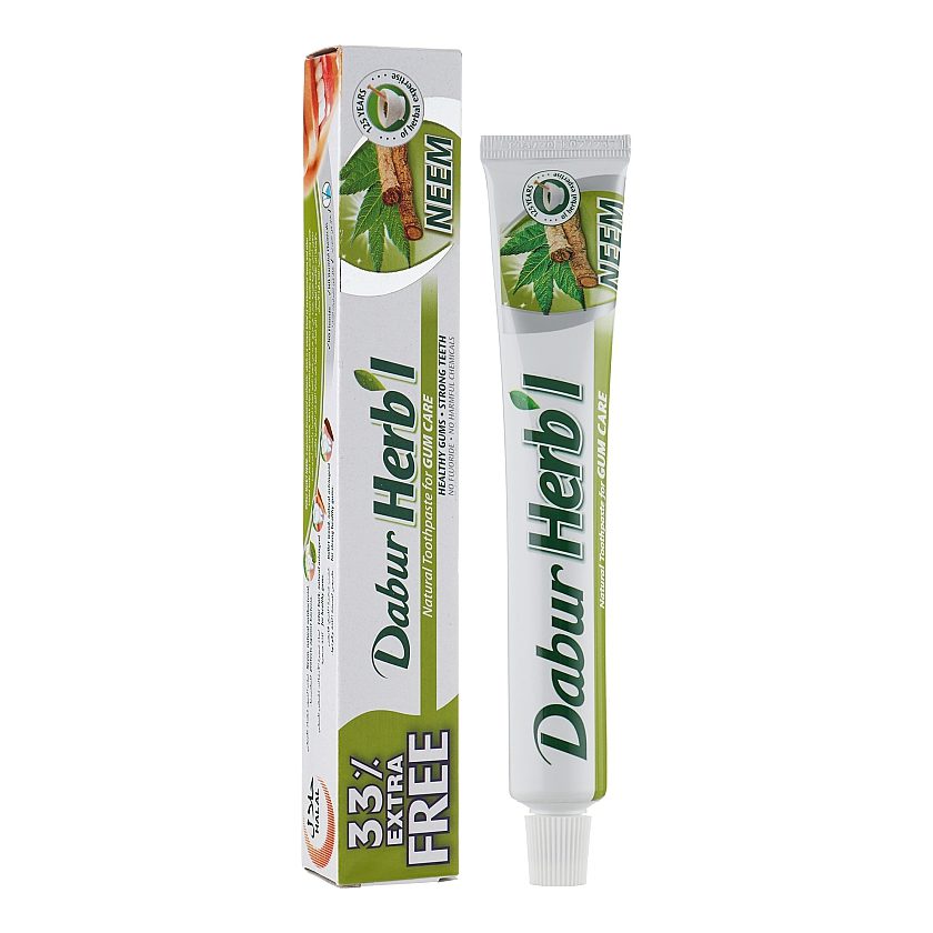 Зубная паста Ним Дабур (Herbal Neem toothpaste, Dabur) 100 грамм