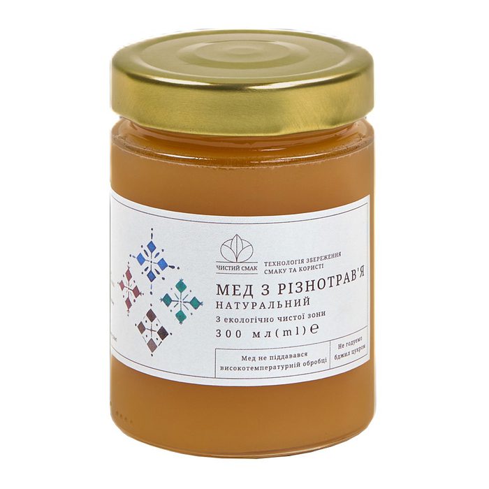 Мед різнотрав'я Чистий смак