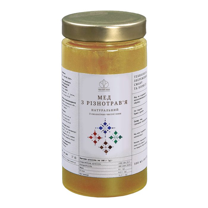 Alternative view of Мед різнотрав'я Чистий смак