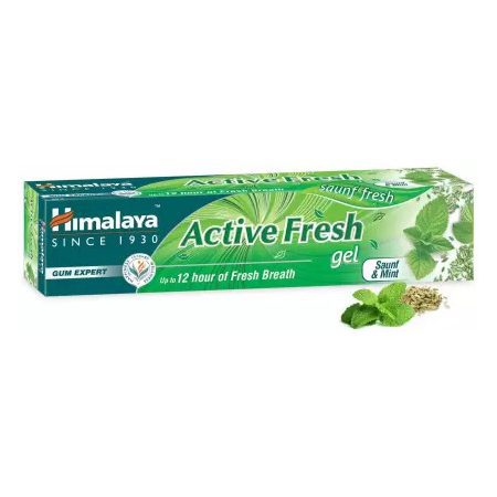 Зубная паста Актив Фреш (Active Fresh Gel, Himalaya) 80 грамм