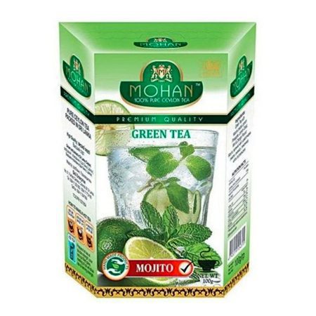 Зеленый чай Мохито (Mojito Green Tea, Mohan) 100 грамм