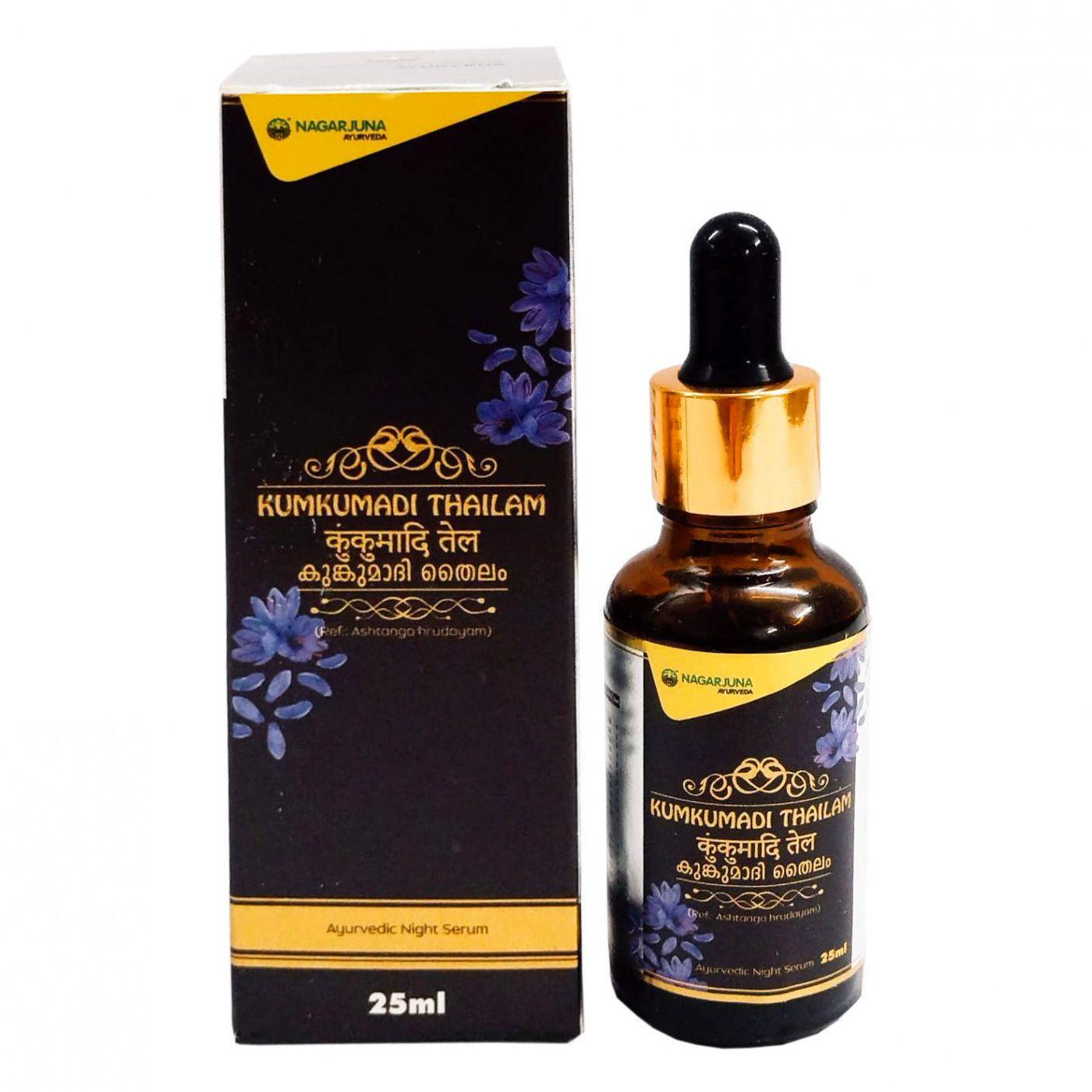 Кумкумади Тайла омолаживающее масло (Kumkumadi Thailam, Nagarjuna) 25 мл