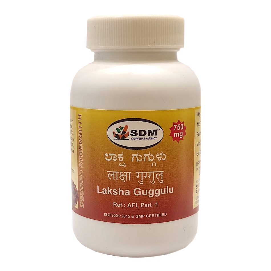Лакша гуггул (Laksha Guggulu, SDM) 100 пігулок