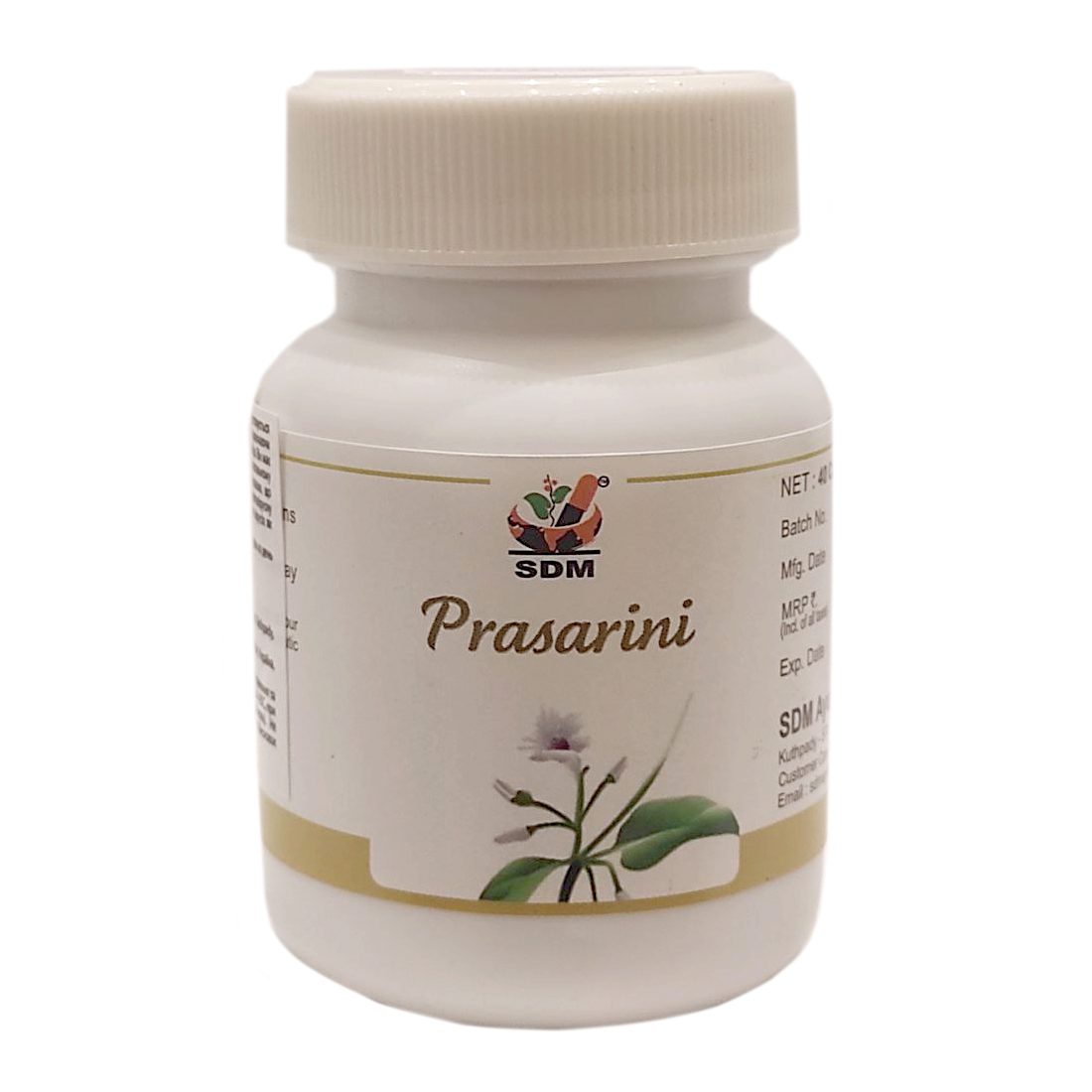 Прасарини (Prasarini Capsules, SDM) 40 капсул купить в Бутике аюрведы