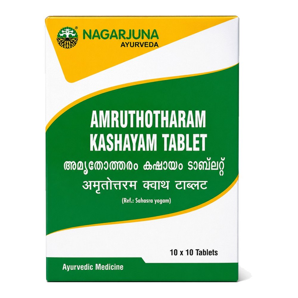 Амрутоттарам кашая (Amruthotharam Kashayam, Nagarjuna) 100 таблеток UA
