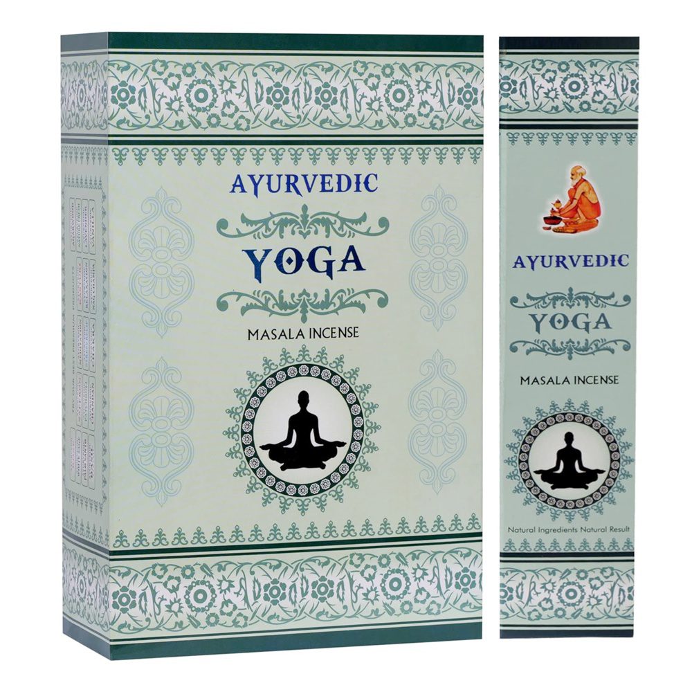 Благовония Йога (Yoga, Ayurvedic) 15 аромапалочек