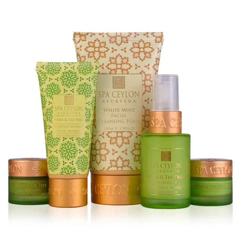 Набор по уходу за лицом Ним и Чайное дерево, 5 предметов