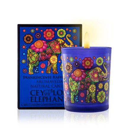 Натуральная ароматическая свеча ЛАДАН и КАФФИР-ЛАЙМ 50 грамм