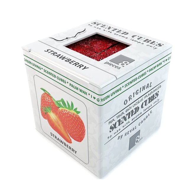 Аромакубики Клубника Scented Cubes 8 штук