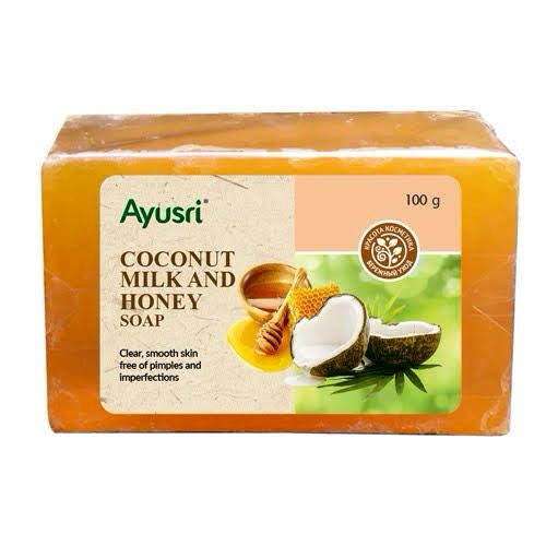 Мыло Кокосовое молоко и Мед (Coconut Milk and Honey Soap, Ayusri) 100 грамм
