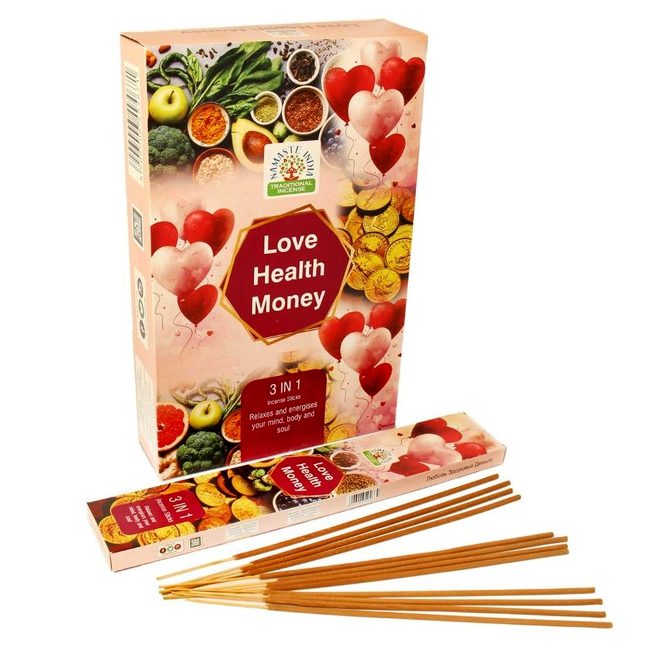 Пахощі Любов-Здоров'я-Гроші (Love Health Money, Orkay) 20 грам