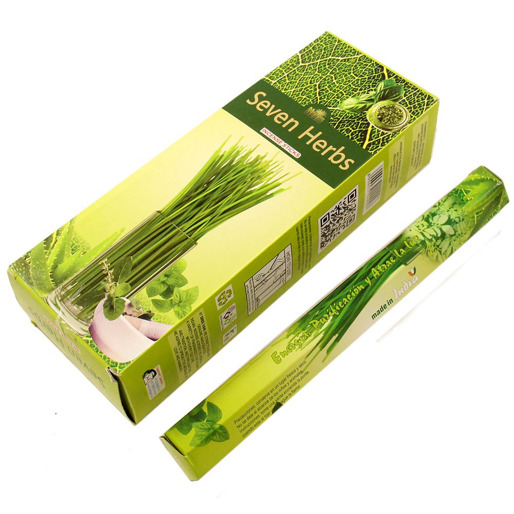 Благовония Семь трав (Seven Herbs, Shree Vani) 20 штук