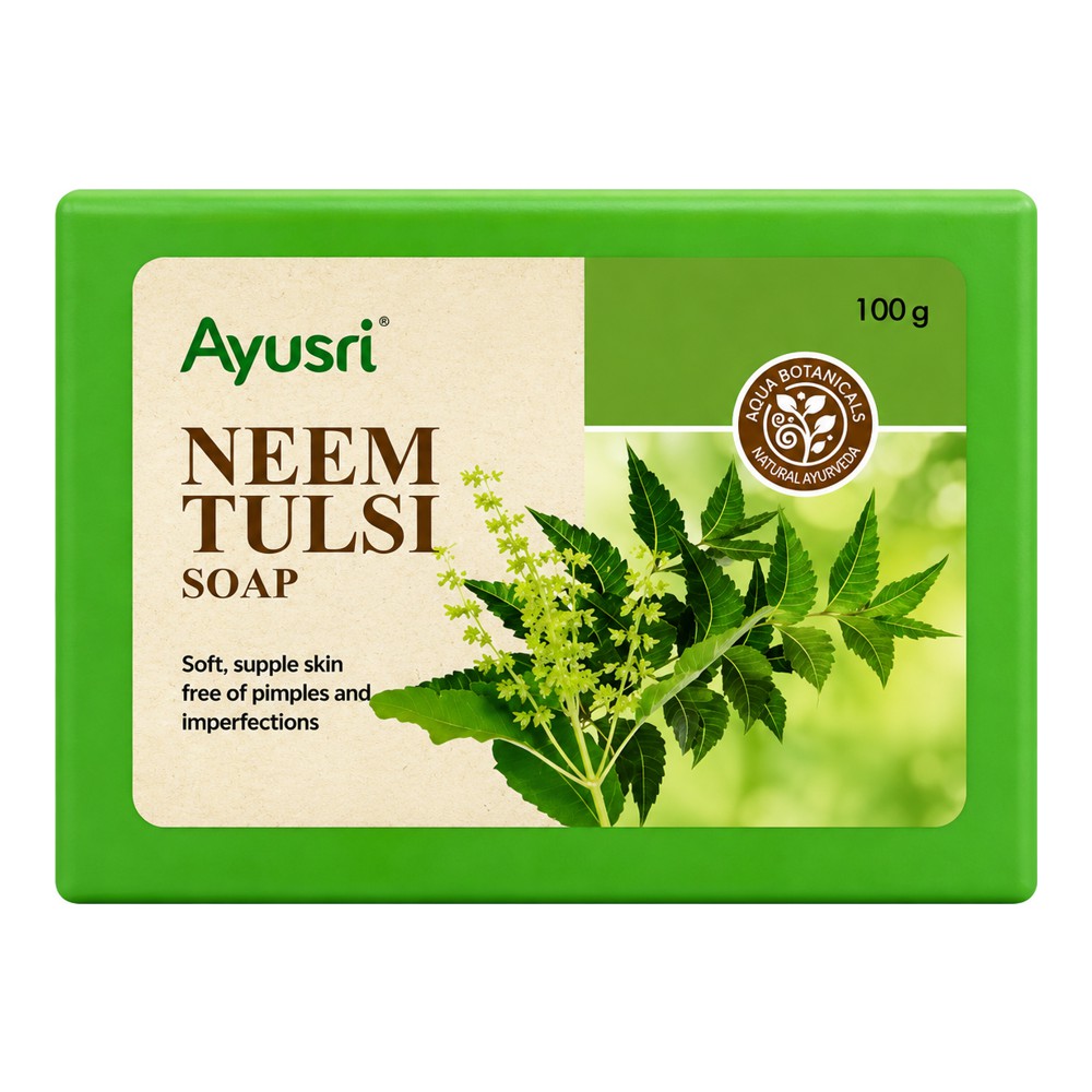 Мило Нім та Базилік (Neem Tulsi Soap, Ayusri) 100 грам*
