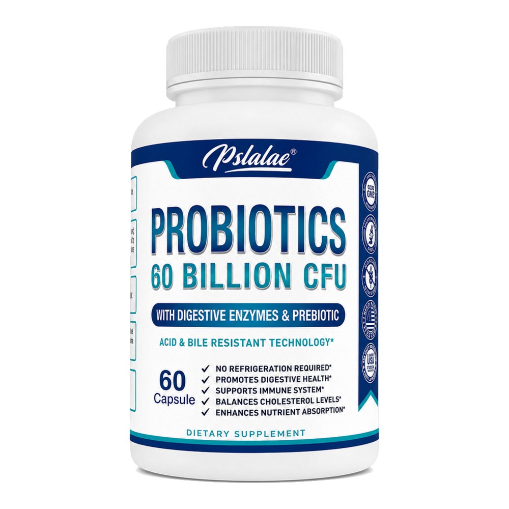 Комплекс Пробиотики + Пребиотики + Ферменты и Энзимы (Pslalae Probiotics) 60 капсул