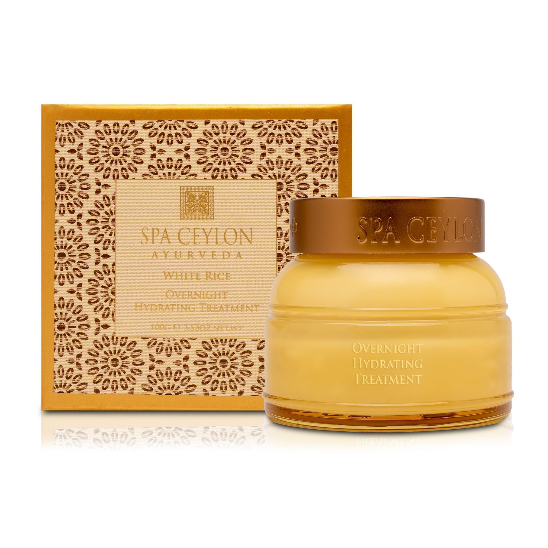 Нічний зволожуючий крем для сухої та чутливої шкіри БІЛИЙ РИС 100 грам