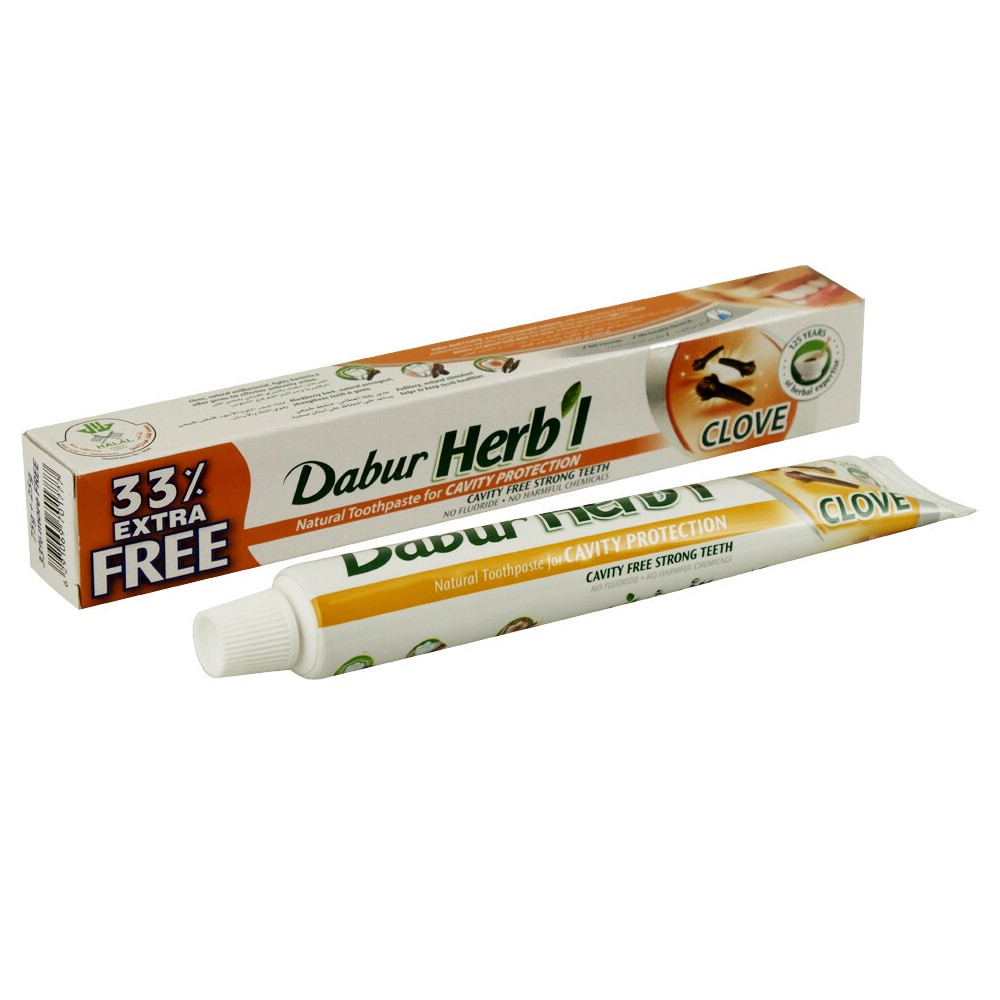 Зубная паста Гвоздика Дабур (Clove Toothpaste, Dabur) 100 грамм