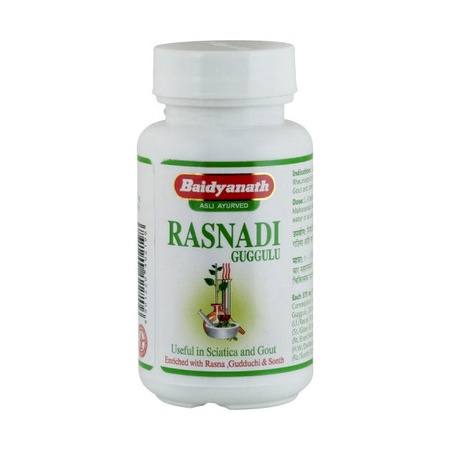 Раснади Гуггул (Rasnadi Guggulu, Baidyanath) 80 таблеток