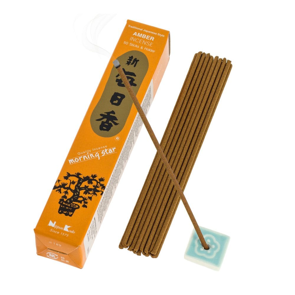 Пахощі Амбра (Morning Star Amber Incense, Nippon Kodo) 50 шт