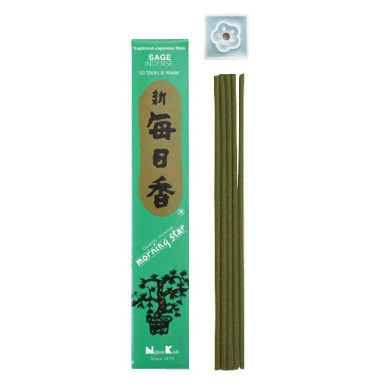 Пахощі Шавлія (Morning Star Sage incense, Nippon Kodo) 50 шт
