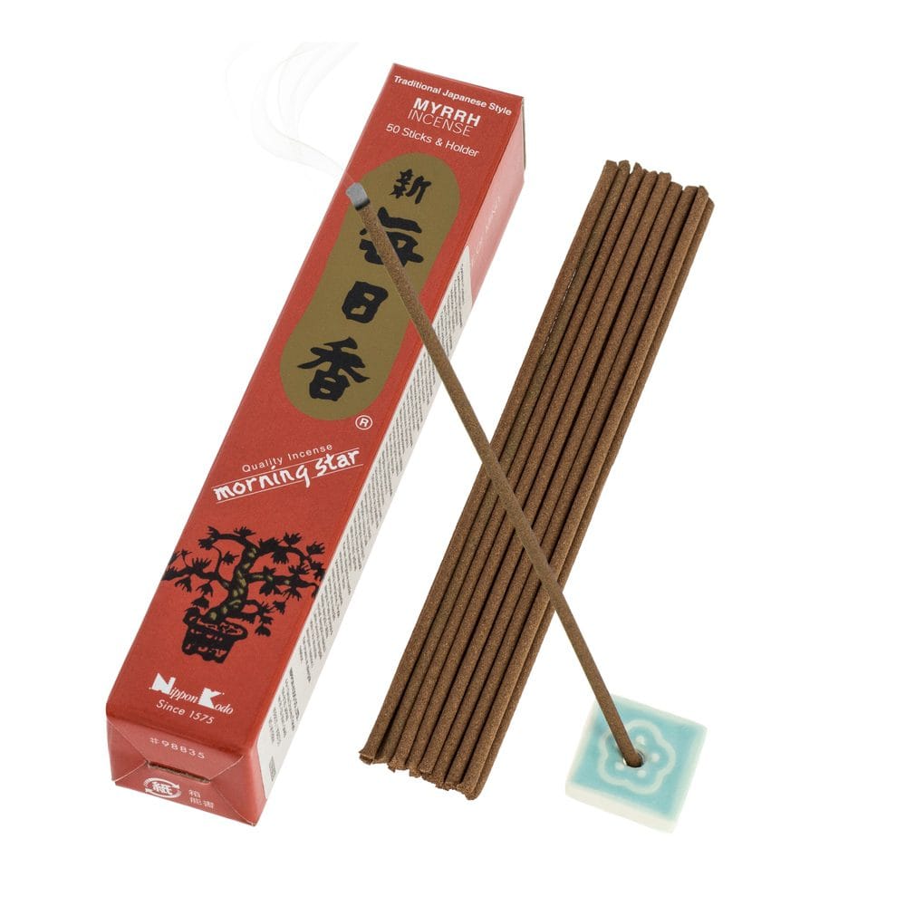 Пахощі Мірра (Morning Star Myrrh Incense, Nippon Kodo) 50 шт