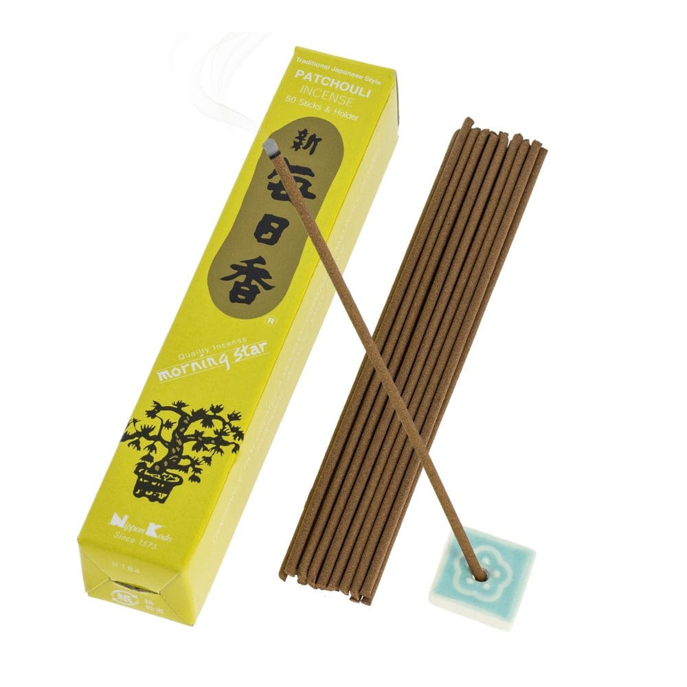 Пахощі Пачулі (Morning Star Patchouli Incense, Nippon Kodo) 50 шт