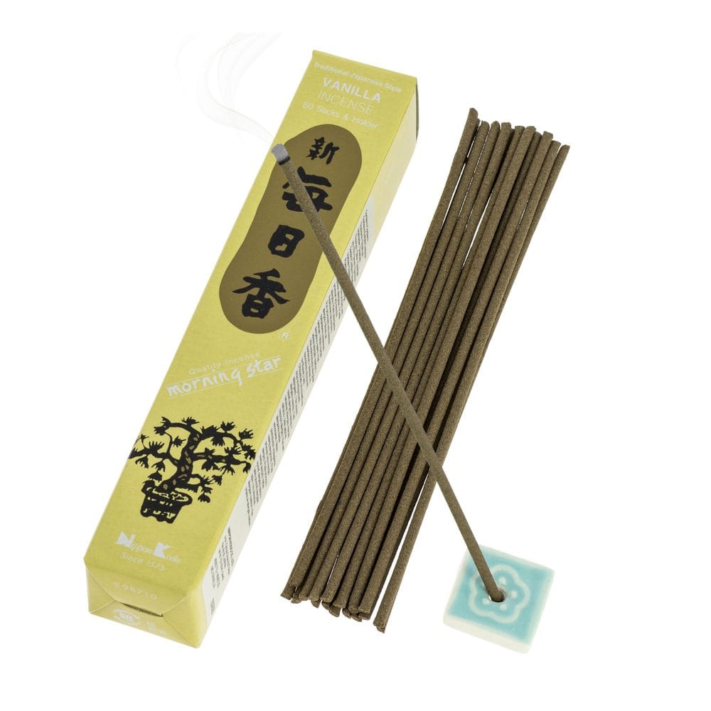 Пахощі Ваніль (Morning Star Vanilla incense, Nippon Kodo) 50 шт