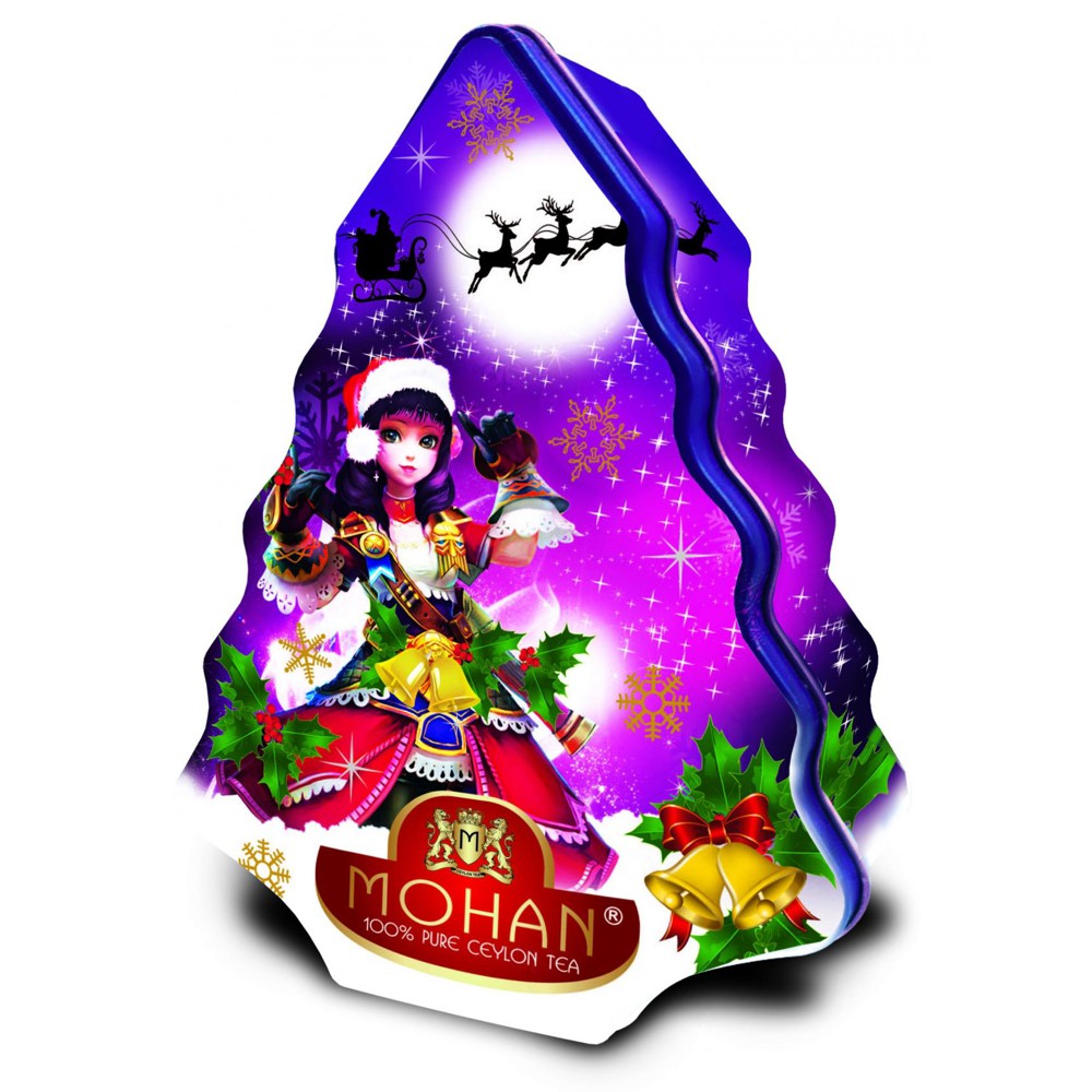 Королівський крупнолистовий чорний чай жерстяній банці новорічний