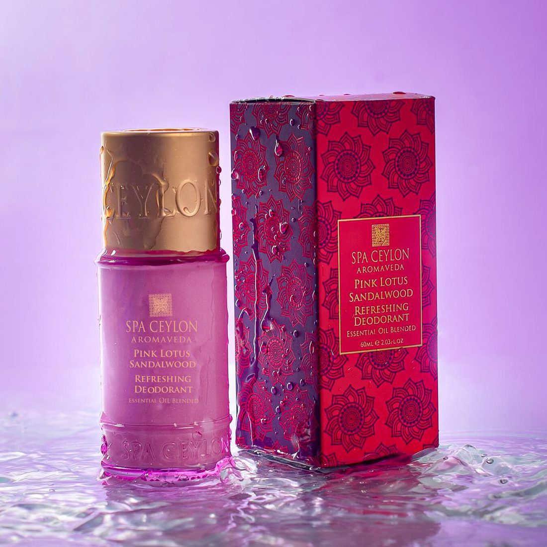 Освіжаючий дезодорант РОЖОВИЙ ЛОТОС І САНДАЛ 60 мл - Зображення 3