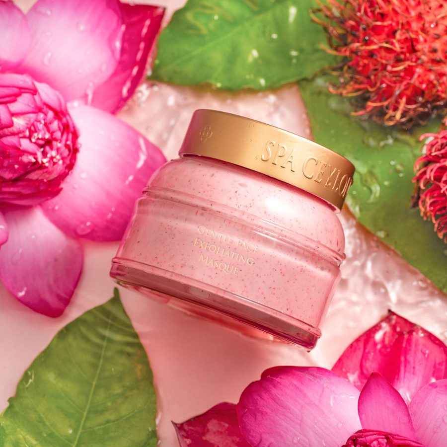 Поліруюча маска для обличчя з віт. В12 ЛОТОС та РАМБУТАН 100 грам - Зображення 4