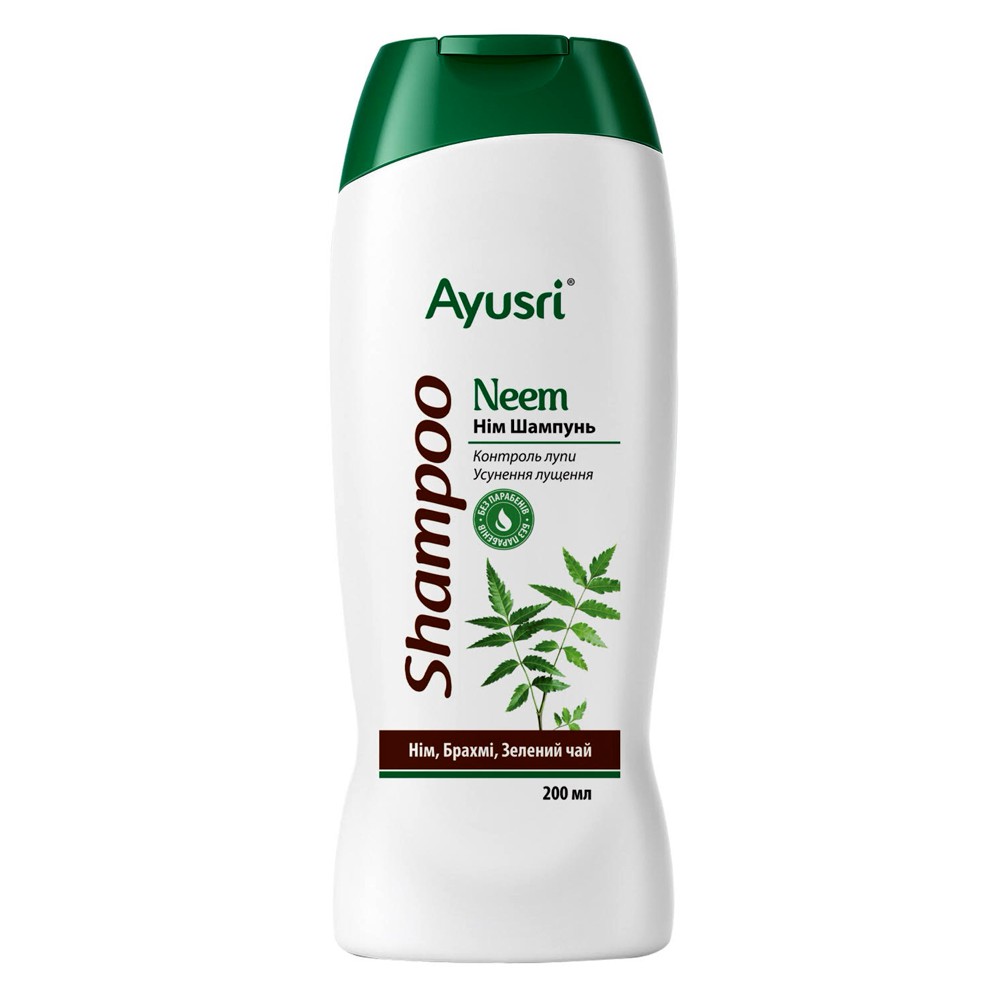 Шампунь с Нимом (Neem Shampoo, Ayusri) 200 мл