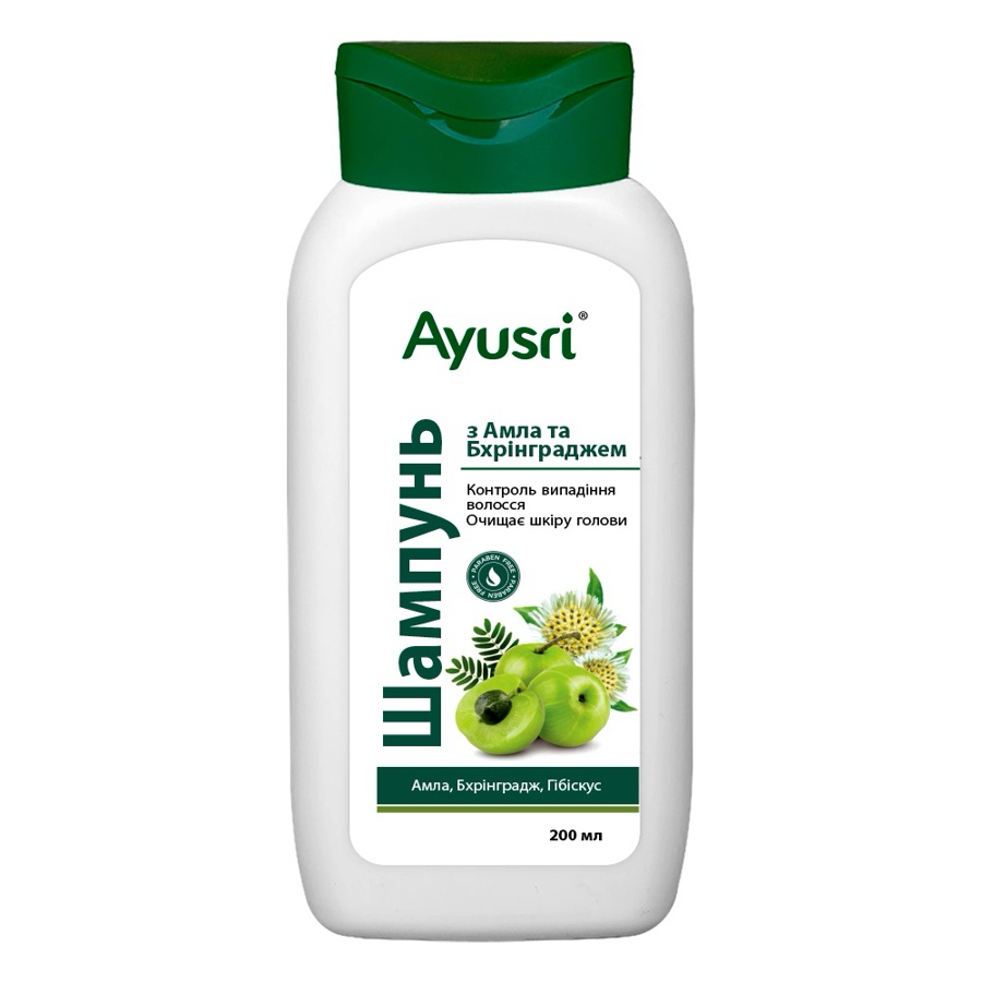 Шампунь з Амлою та Бхрінграджем Ayusri 200 мл