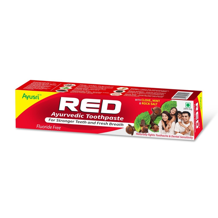 Червона Аюрведична Зубна Паста Ayusri