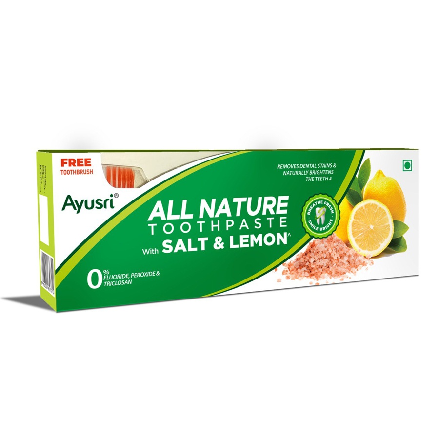Натуральна Зубна Паста Сіль Та Лимон Ayusri
