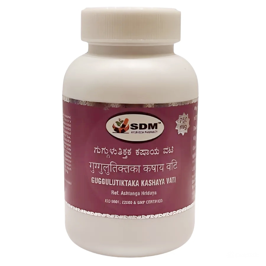 Гуггултиктака Кашая Ваті (Guggulutiktaka Kashaya Vati, SDM) 100 пігулок