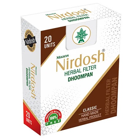 Трав'яні сигарети без нікотину Нірдош Класік (Nirdosh Classic) 20 шт