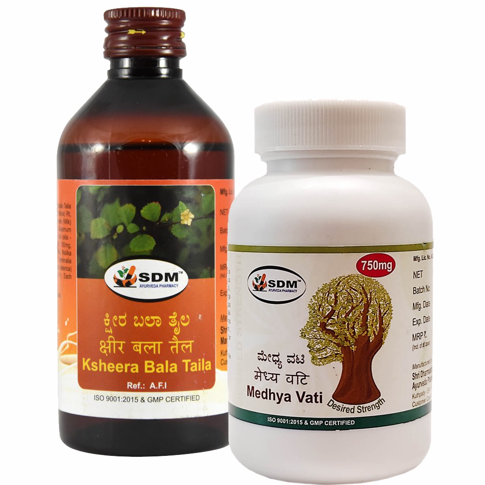 Кширабала тайла SDM + Медха вати SDM