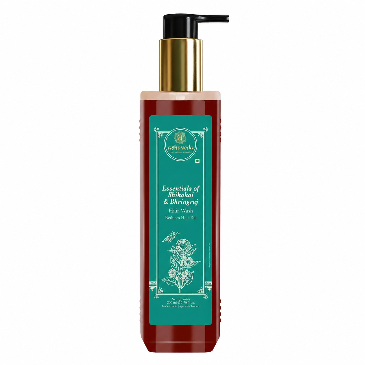 Шампунь Брингарадж и Шикакай (Bhringraj & Shikakai Hair Wash, Ashpveda) 21