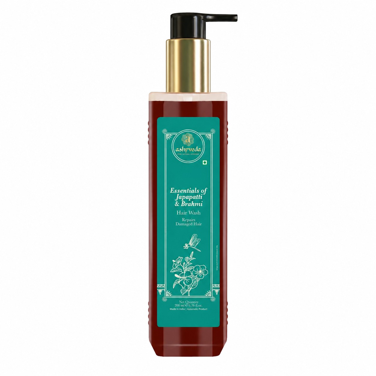 Шампунь Джапапатті та Брахмі (Japapatti & Brahmi Hair Wash, Ashpveda)*