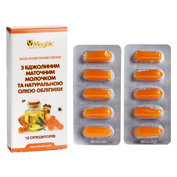 Фитосвечи с маточным молочком Медок 10 шт