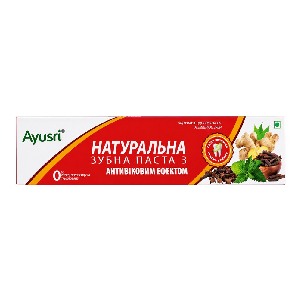 Зубная паста антивозрастная (Anti-Aging Toothpaste, Ayusri) 150 грамм