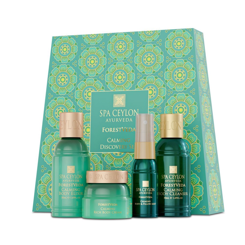 Набор миниатюр Лесная терапия ForestVeda Spa Ceylon, 4 предмета*